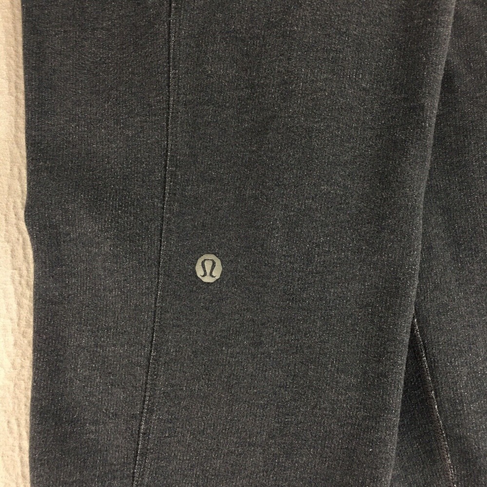 Lululemon Sweatpants Men's Size S Athletic Lounge Relaxed Baggy Thick Comfy Gray - Picture 3 of 16